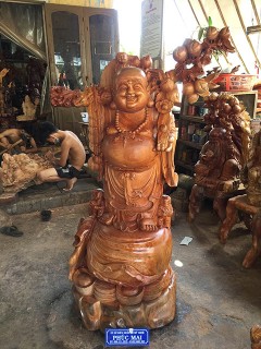 Tượng Di Lặc Cành Đào 18