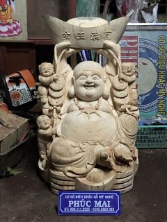 Tượng Di Lặc Thỏi Vàng 27